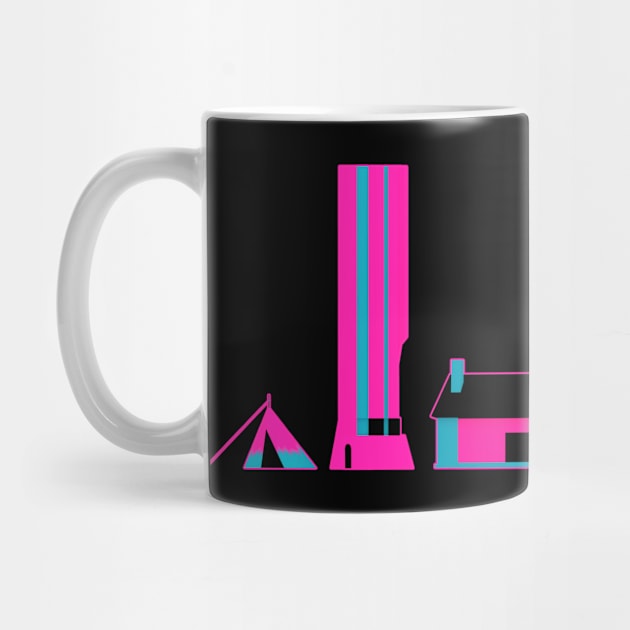 Pastel Goth Architecture Buildings by banditotees